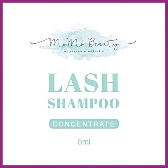 Eyelash and eyebrow shampoo concentrate 5ml