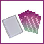 Labels/sheets for Pro-made STRIP lashes (5 pcs) + holder/storage (1 pc)