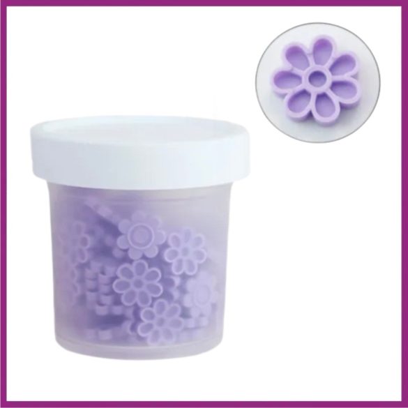 Glue container flower - self-adhesive (100 pcs)